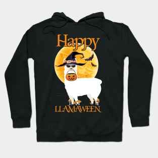 Halloween Shirt Happy Hallamaween Llamaween Llama Lover Gift Hoodie